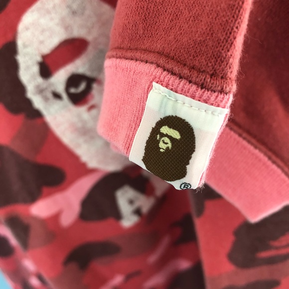 BAPE NERD CAMO SS CREWNECK - Picture 4 of 5
